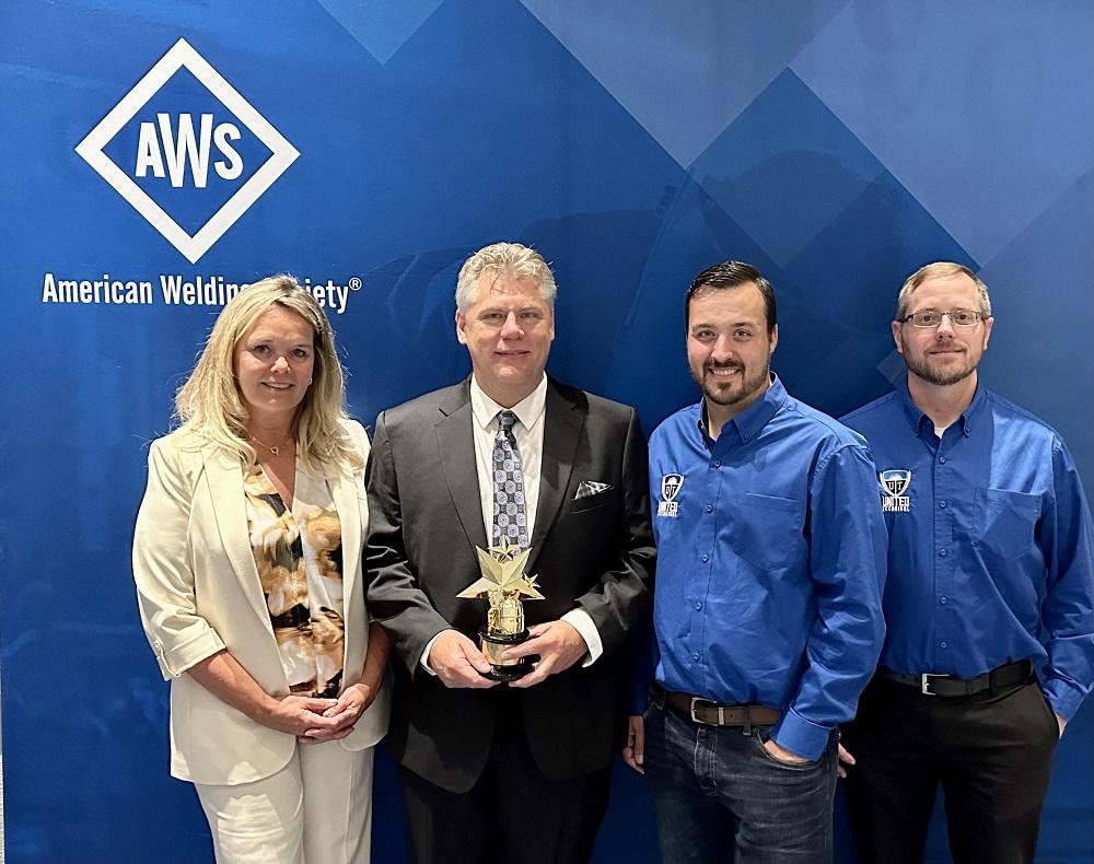 United Technical wins nationwide AWS Excellence in Welding Award